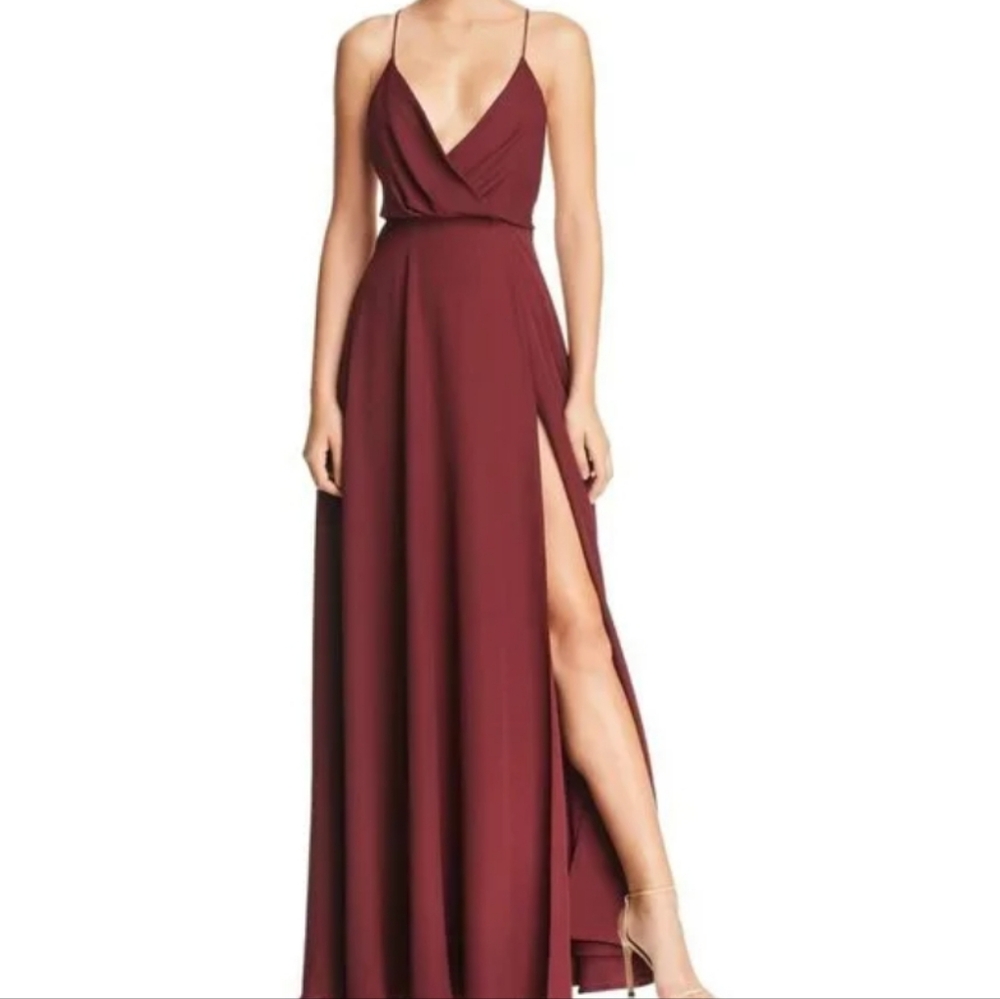 Fame and Partners size 2 Burgundy